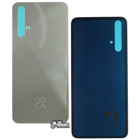 Задня панель корпусу для Huawei Nova 5T, срібляста (142128)