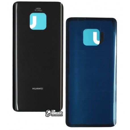 Задня панель корпусу для Huawei Mate 20 Pro, чорний колір, High quality (133379)