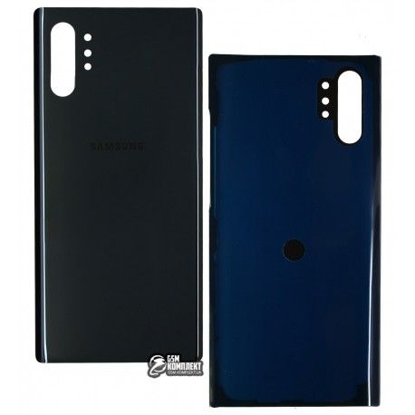Задня панель корпусу для Samsung N975F Galaxy Note 10 Plus, чорний колір (138650)