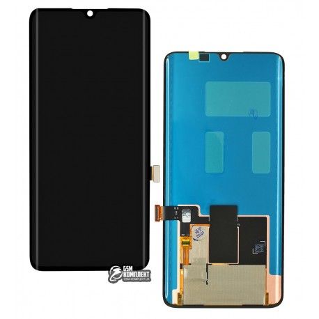 Дисплей Xiaomi Mi Note 10, Mi Note 10 Lite, Mi Note 10 Pro, чорний, з тачскріном, Original PRC, M1910F4G, M1910F4S (140684)