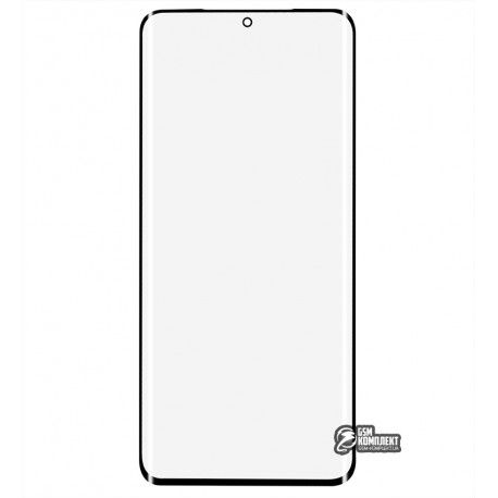 Скло дисплея Samsung G985 Galaxy S20 Plus, чорний колір (141419)