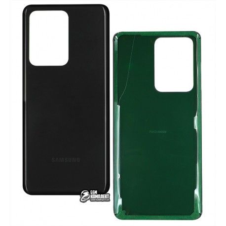 Задня панель корпусу Samsung G988 Galaxy S20 Ultra, чорний колір, cosmic black (141573)