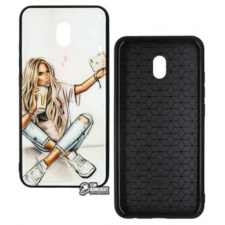 Чохол для Xiaomi Redmi 8A, Ladies Selfie Prism, пластик-силікон (142695)