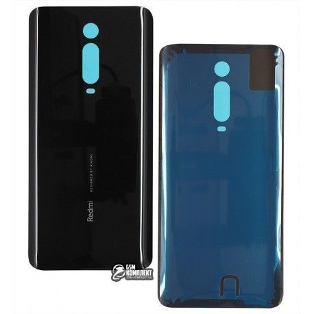 Задня кришка батареї Xiaomi Redmi K20, Redmi K20 Pro, Mi 9T, чорний колір, Лого Redmi (136850)