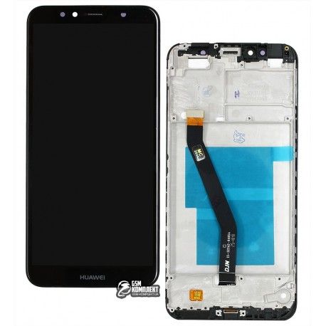 Дисплей для Huawei Honor 7A Pro 5,7 , Honor 7C 5,7 , Y6 (2018), Y6 Prime (2018), чорний, з тачскріном, з рамкою, High quality, AUM-L29 / ATU-L21 / ATU-L22 (141616)