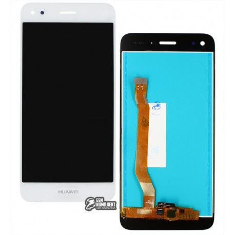 Дисплей для Huawei Nova Lite (2017), P9 Lite mini, Y6 Pro (2017), білий, з тачскріном, High quality, SLA-L02, SLA-L22, SLA-L03 (136797)