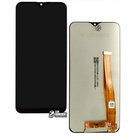 Дисплей для Samsung A202 Galaxy A20e, чорний, з сенсорним екраном, China quality (142301)