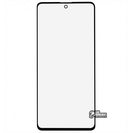 Скло дисплея для Samsung A715 Galaxy A71, Samsung M515 Galaxy M51, чорний колір (142055)