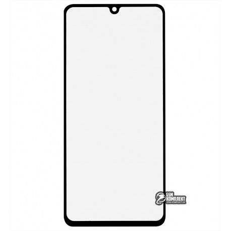 Скло дисплея Samsung A415 Galaxy A41, чорне (143699)