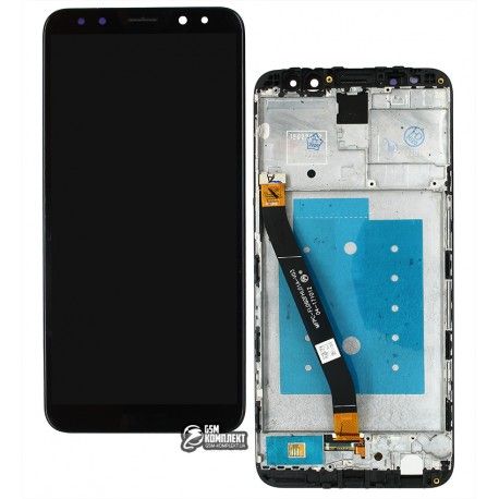 Дисплей для Huawei Honor 9i (2017), Mate 10 Lite, чорний, з тачскріном, з рамкою, High quality, RNE-L01 / RNE-L21 (141622)