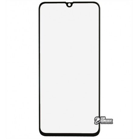 Скло дисплея Samsung A705F / DS Galaxy A70, з OCA-плівкою, чорний колір (141549)