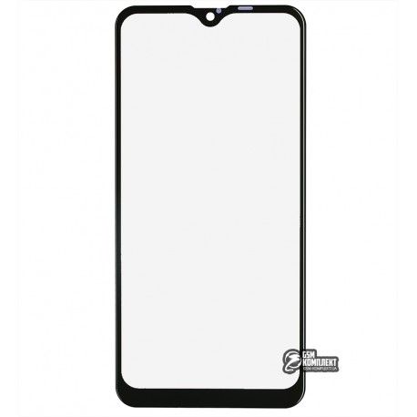 Скло дисплея Samsung A107 Galaxy A10s (2019), з OCA-плівкою, чорне (144335)