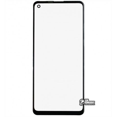 Скло дисплея Samsung A217 Galaxy A21s, чорне (143698)