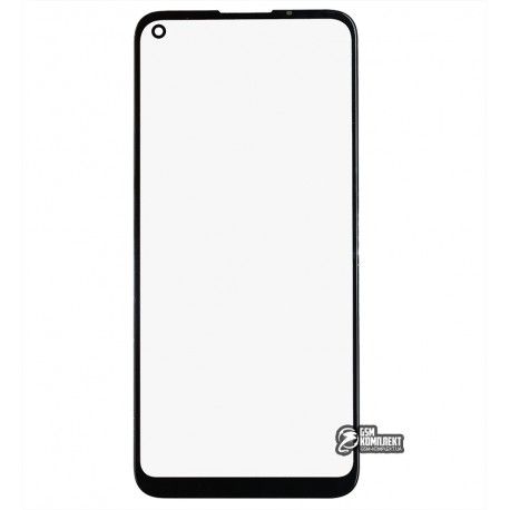 Скло дисплея Samsung A115 Galaxy A11, M115 Galaxy M11, чорне (144862)