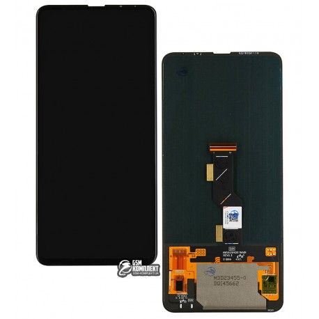 Дисплей Xiaomi Mi Mix 3, чорний, з тачскріном, (OLED), High quality, M1810E5A (143760)