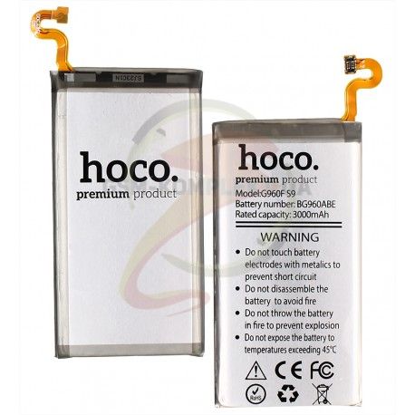 Аккумулятор Hoco EB-BG960ABE для Samsung G960F Galaxy S9, Li-ion, 3,85 B, 3000 мАч (145802)