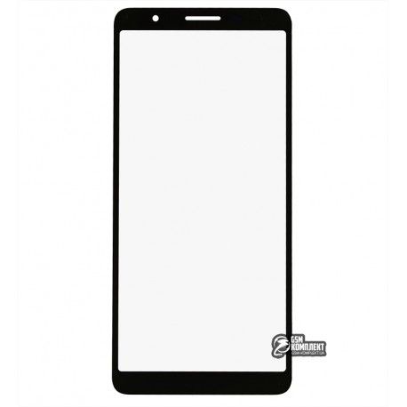 Скло дисплея Samsung A013 Galaxy A01 Core, чорне (145271)