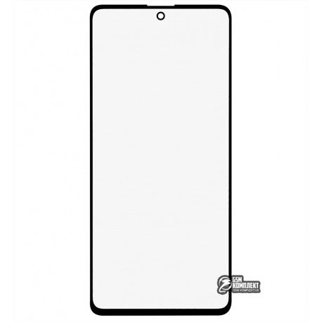 Скло дисплея Samsung N770 Galaxy Note 10 Lite, чорне (145294)