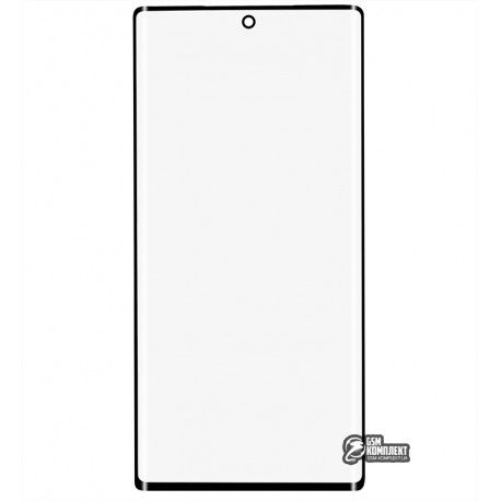 Скло дисплея Samsung N970F Galaxy Note 10, чорне (145295)