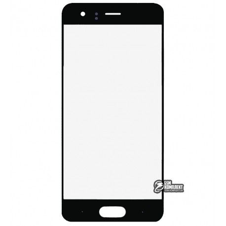 Скло дисплея для Huawei Honor 9, чорний колір, STF-L09, STF-L19 (124103)