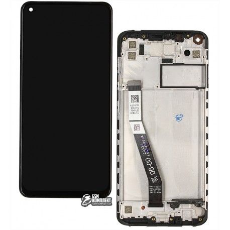 Дисплей Xiaomi Redmi 10X 4G, Redmi Note 9, сірий, з тачскріном, з рамкою, оригінал (PRC), M2003J15SC, M2003J15SG, M2003J15SS (145165)