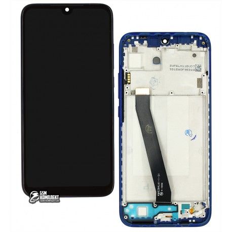 Дисплей Xiaomi Redmi 7, синій, з тачскріном, з рамкою, High quality, M1810F6LG, M1810F6LH, M1810F6LI (145151)