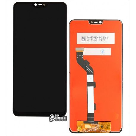 Дисплей Xiaomi Mi 8 Lite 6.26, чорний, з тачскріном, оригінал (переклеєне скло), M1808D2TG (145433)