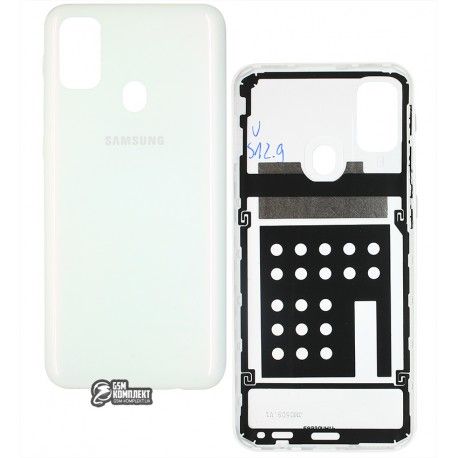 Задня панель корпусу Samsung M307F Galaxy M30s, білий (145954)