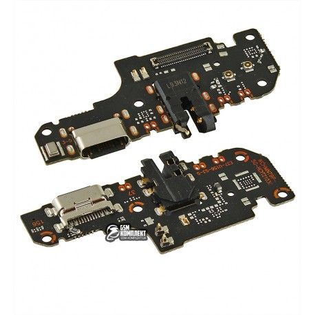 Шлейф для Xiaomi Mi 10T Lite, конектора заряджання, (плата зарядки), China quality, M2007J17G (147034)