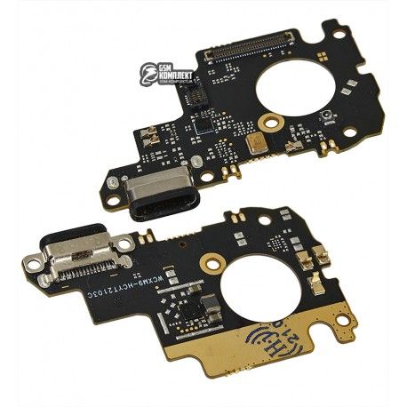 Шлейф для Xiaomi Mi 9, коннектора зарядки, оригінал (PRC), (плата зарядки), M1902F1G (145692)