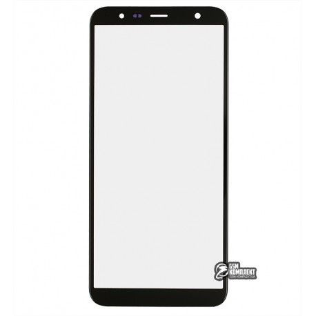 Скло дисплея Samsung J415, J610 Galaxy J4 +, J6 +, з OCA-плівкою, чорне (148489)