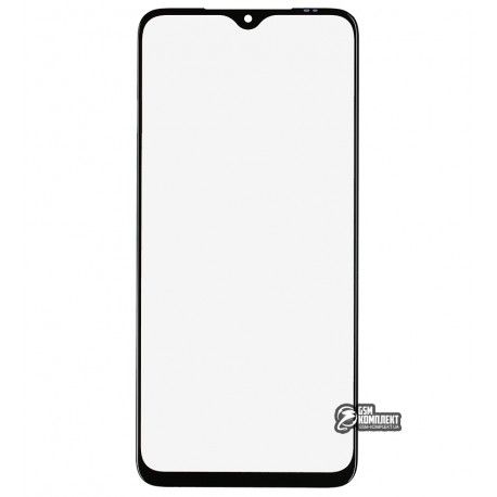 Скло корпуса для Xiaomi Poco M3, Redmi 9T, з OCA-плівкою, чорний, M2010J19CG (149037)