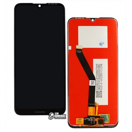 Дисплей для Huawei Honor 8A, Y6 (2019), Y6 Prime (2019), Y6s (2019), чорний, з сенсорним екраном, логотип Huawei, High quality, JAT-LX3 / JAT-L41 (147043)