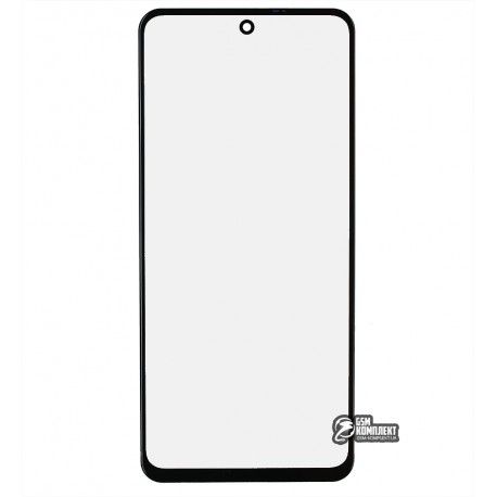 Скло дисплея Xiaomi Redmi Note 9 Pro, Redmi Note 9S, M2003J6B2G, M2003J6A1G, OCA-плівкою, чорне (149556)