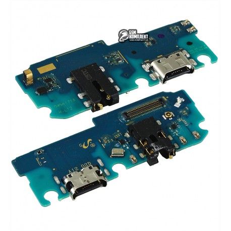 Шлейф Samsung A125F Galaxy A12, M127 Galaxy M12, конектора заряджання, (плата зарядки), Original (PRC) (149650)