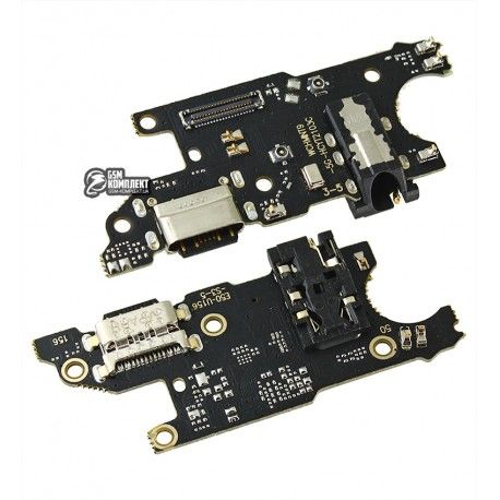 Шлейф для Xiaomi Redmi Note 9T, конектора зарядки, China quality, (плата зарядки) (148219)
