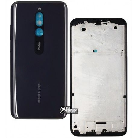 Корпус для Xiaomi Redmi 8, чорний, M1908C3IC, MZB8255IN, M1908C3IG, M1908C3IH (148649)