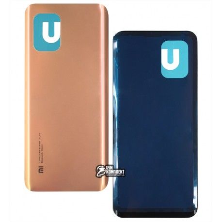 Задня панель корпусу для Xiaomi Mi 10 Lite, Mi 10 Youth 5G, помаранчева, Orange / Peach, M2002J9G (149849)