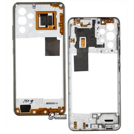 Середня частина корпуса Samsung A325 Galaxy A32 (2021), срібляста (149578)