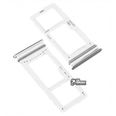Тримач SIM-карти для Samsung A525 Galaxy A52, A526 Galaxy A52 5G, A725 Galaxy A72, A726 Galaxy A72 5G, білий (149018)