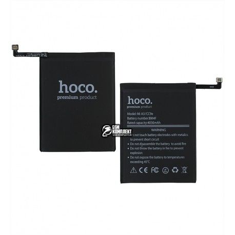 Акумулятор Hoco BM4F Xiaomi Mi 9 Lite, Mi A3, Mi CC9, Mi CC9e, Li-Polymer, 3,85 B, 4030mAh (150236)