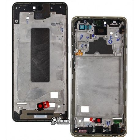 Рамка кріплення дисплея для Samsung A725 Galaxy A72 (2021), срібляста (150259)