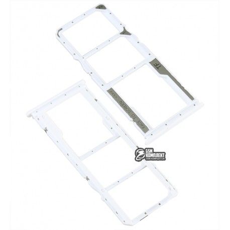Тримач SIM-карти для Xiaomi Redmi Note 10, білий, M2101K7AI, Frost White (Pebble White) (149045)