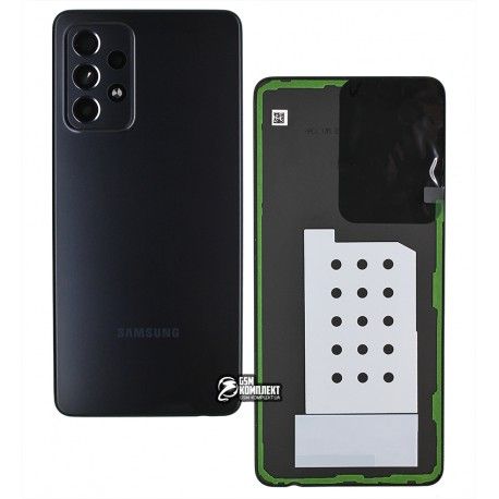 Задня панель корпуса для Samsung A525 Galaxy A52, чорний (149070)