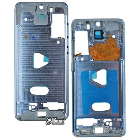 Рамка кріплення дисплея для Samsung G980 Galaxy S20, G981 Galaxy S20 5G, синій, Cloud Blue (149485)