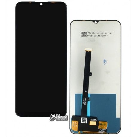 Дисплей для Meizu M10, чорний, з сенсорним екраном, оригінал (PRC) (148954)