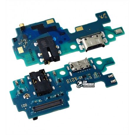 Шлейф для телефону Samsung A217 Galaxy A21s, конектора зарядки, (плата зарядки), Original (PRC) (144114)