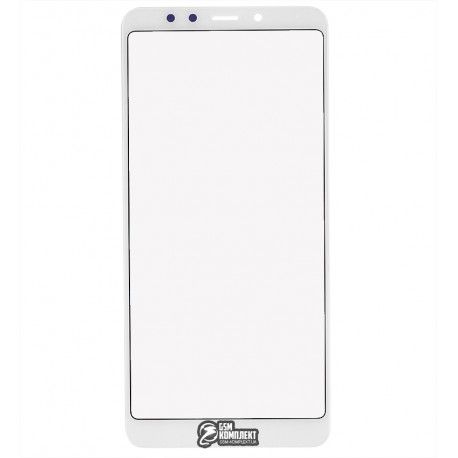 Скло дисплея для Xiaomi Redmi 5 (MDG1 / MDT1 / MDE1), з OCA - плівкою, біле (151066)