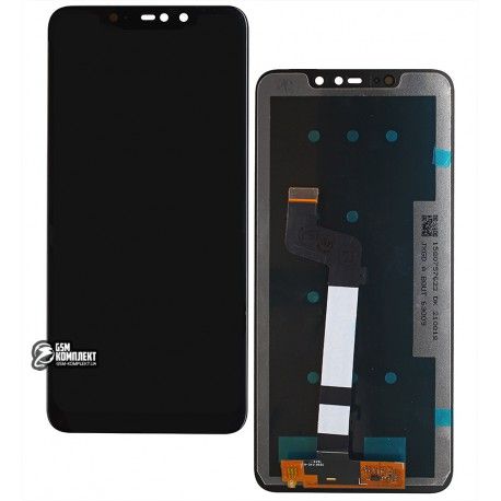 Дисплей Xiaomi Redmi Note 6 Pro, чорний, з тачскріном, High quality (143495)