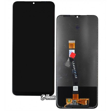 Дисплей для Samsung A226 Galaxy A22 5G, чорний, з сенсорним екраном, оригінал (PRC) (150385)